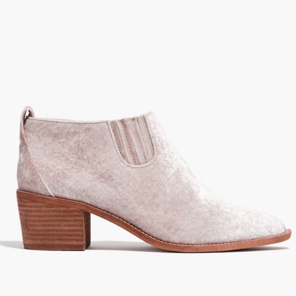 NWT Madewell The Grayson Chelsea Boot in Velvet - Picture 4 of 8
